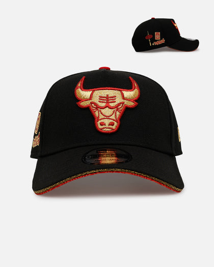 New Era Chicago Bulls 'Longevity' 9FORTY A-Frame Snapback Black/Red
