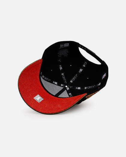 New Era Chicago Bulls 'Longevity' 9FORTY A-Frame Snapback Black/Red