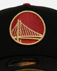 New Era Golden State Warriors 'Longevity' 9FORTY A-Frame Snapback Black/Red
