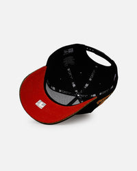 New Era Golden State Warriors 'Longevity' 9FORTY A-Frame Snapback Black/Red