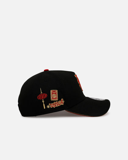 New Era New York Mets 'Longevity' 9FORTY A-Frame Snapback Black/Red