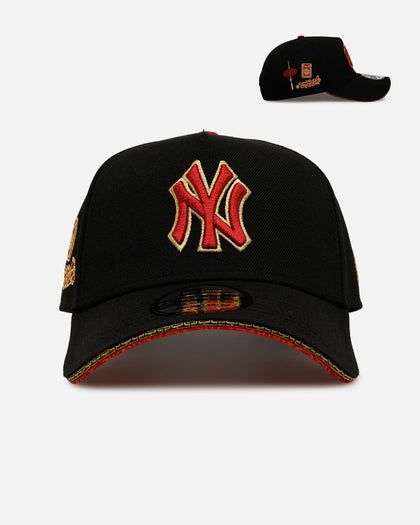 New Era New York Yankees 'Longevity' 9FORTY A-Frame Snapback Black/Red