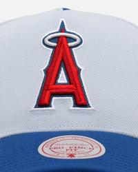 Mitchell & Ness Los Angeles Angels 'Cherry Logo' Pro Pinch Snapback Cherry