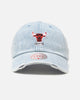 Mitchell & Ness Chicago Bulls 'Washed Denim' Dad Fit Strapback Denim