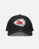 New Era Kansas City Chiefs 'Upside Down Logo' 9FORTY A-Frame Snapback Black/Official Team Color