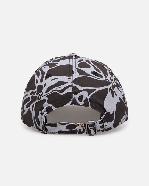 New Era Atlanta Braves 'Brushed Cotton' 19TWENTY Strapback Black/Light Blue