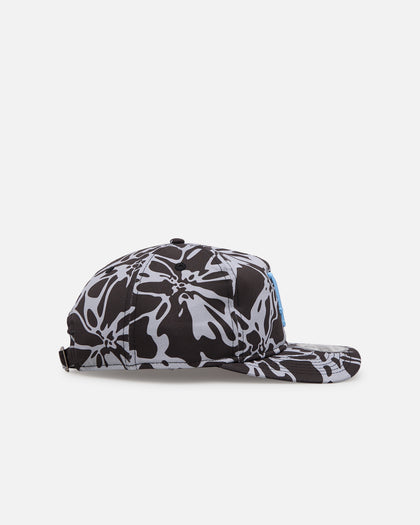 New Era Los Angeles Dodgers 'Brushed Cotton' 19TWENTY Strapback Black/Light Blue