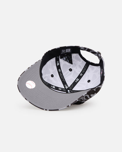 New Era Los Angeles Dodgers 'Brushed Cotton' 19TWENTY Strapback Black/Light Blue