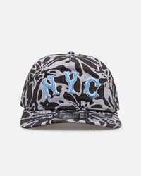 New Era New York Mets 'Brushed Cotton' 19TWENTY Strapback Black/Light Blue