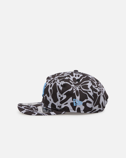 New Era Detroit Tigers 'Brushed Cotton' 19TWENTY Strapback Black/Light Blue