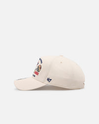 47 Brand Miami Dolphins Vs San Francisco 49ers 'Vintage Super Bowl' XIX '47 Offside Strapback Natural