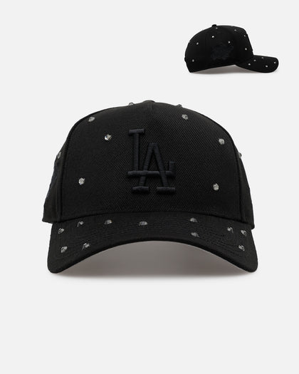 New Era Los Angeles Dodgers 'All Black Embellishment' 9FORTY A-Frame Snapback Black/Black