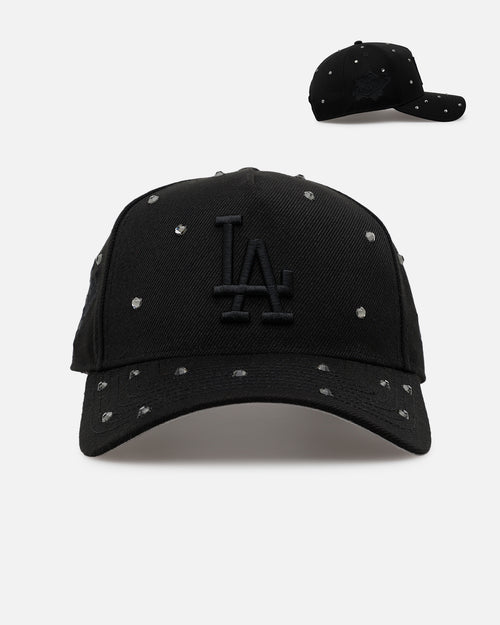 New Era Los Angeles Dodgers 'All Black Embellishment' 9FORTY A-Frame Snapback Black/Black