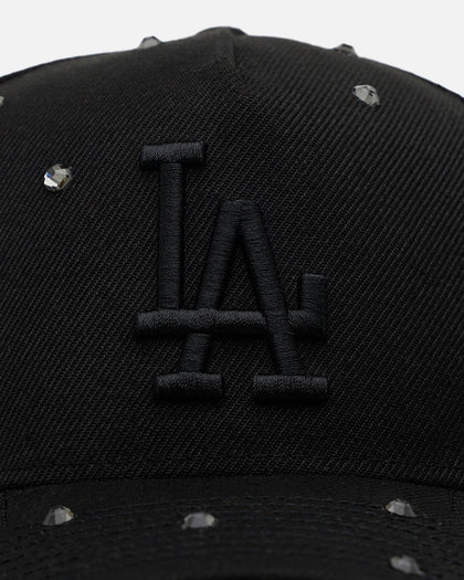 New Era Los Angeles Dodgers 'All Black Embellishment' 9FORTY A-Frame Snapback Black/Black