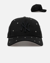 New Era New York Yankees 'All Black Embellishment' 9FORTY A-Frame Snapback Black/Black