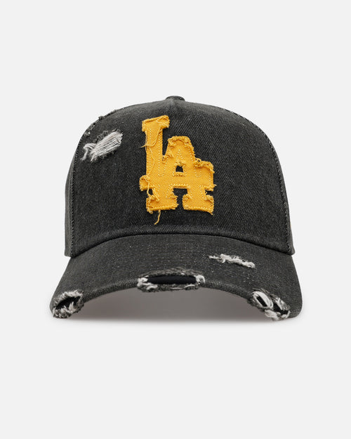 New Era Los Angeles Dodgers 'Denim 2.0' 9FORTY A-Frame Strapback Black