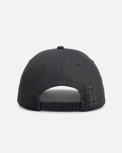 New Era Los Angeles Dodgers 'Applique Distressed' 9FORTY A-Frame Snapback Graphite