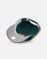 New Era Atlanta Braves 'Citrus 2.0' 9FORTY A-Frame Snapback Dark Green/Orange