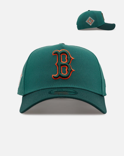 New Era Boston Red Sox 'Citrus 2.0' 9FORTY A-Frame Snapback Dark Green/Orange