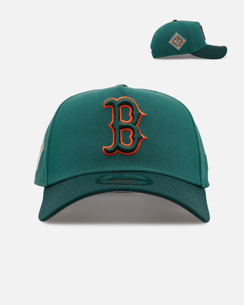New Era Boston Red Sox 'Citrus 2.0' 9FORTY A-Frame Snapback Dark Green/Orange