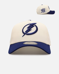 New Era Tampa Bay Lightning 'Team Color Visor' 9FORTY A-Frame Snapback Chrome/Official Team Color