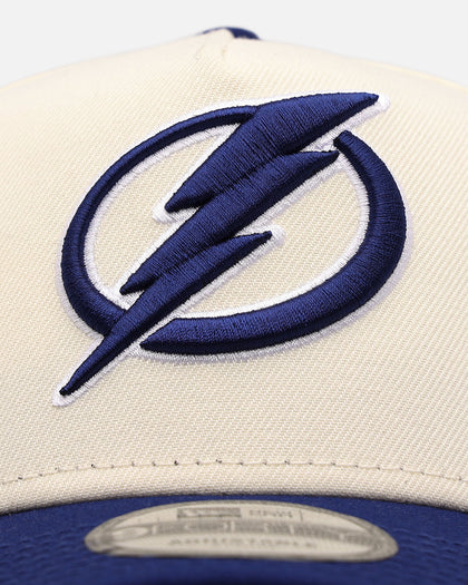 New Era Tampa Bay Lightning 'Team Color Visor' 9FORTY A-Frame Snapback Chrome/Official Team Color