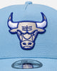 New Era Chicago Bulls 'Black Sky Blue' 9FORTY A-Frame Snapback Sky Blue