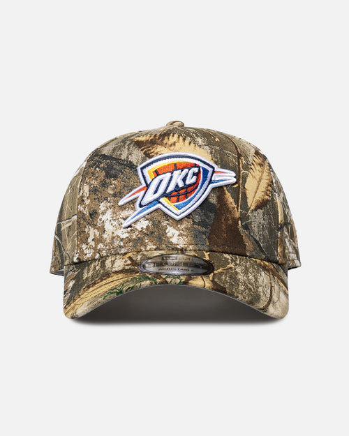 New Era Oklahoma City Thunder 'Real Tree Camo' 9FORTY A-Frame Snapback Real Tree Camo