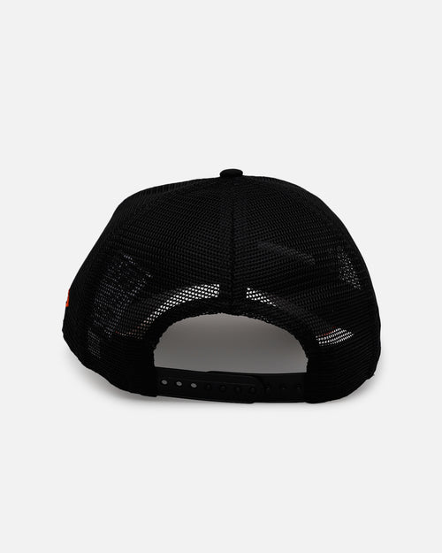 New Era Baltimore Orioles 'Washed Truckers' 9FORTY A-Frame Trucker Snapback Official Team Color
