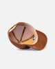 Goorin Bros Diapper Rebel Corduroy Rebel Trucker Snapback Brown