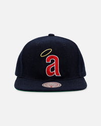 Mitchell & Ness Los Angeles Angels 'Vintage Baseball' Vintage Fit Strapback Blue
