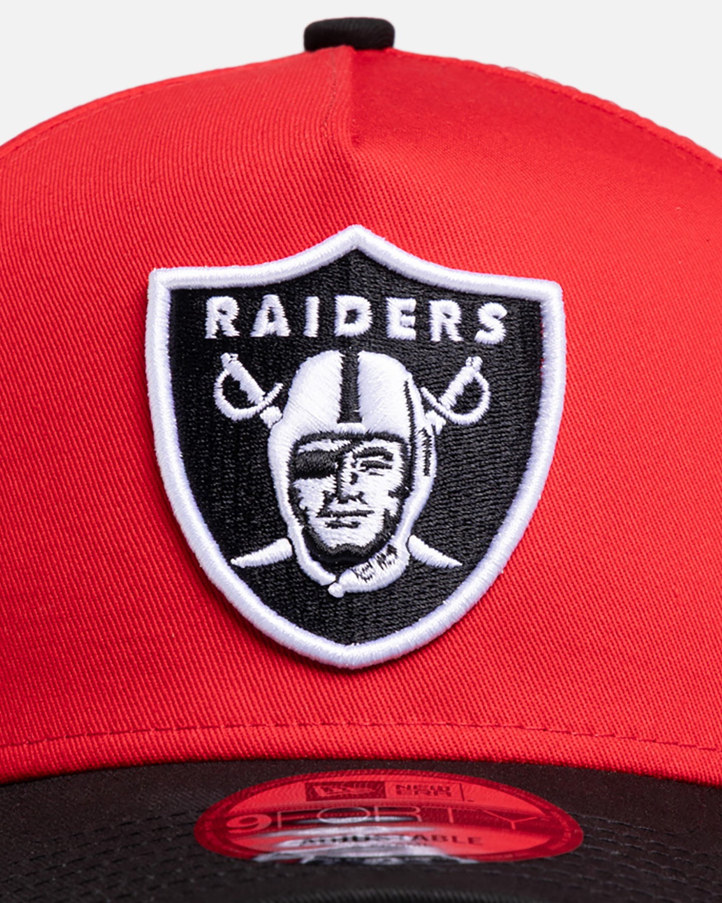 New Era Las Vegas Raiders 'Two-Tone' 9FORTY A-Frame Snapback Red