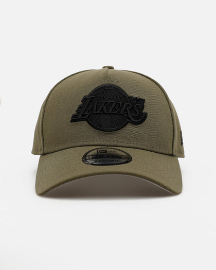New Era Los Angeles Lakers 'Easy Olive' 9FORTY A-Frame Snapback Olive