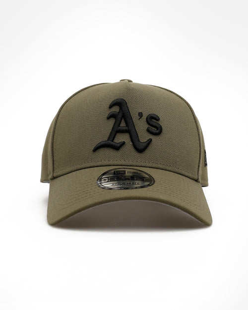 New Era Oakland Athletics 'Easy Olive' 9FORTY A-Frame Snapback Olive