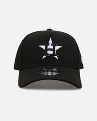 New Era Houston Astros 'Black' 9FORTY A-Frame Snapback Black/White