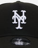 New Era New York Mets 'Black' 9FORTY A-Frame Snapback Black/White