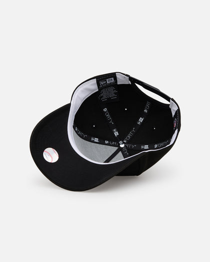 New Era New York Mets 'Black' 9FORTY A-Frame Snapback Black/White