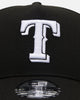 New Era Texas Rangers 'Black' 9FORTY A-Frame Snapback Black/White