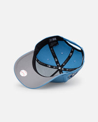 New Era Atlanta Braves 'Black Sky Blue' 9FORTY A-Frame Snapback Sky Blue