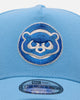 New Era Chicago Cubs 'Black Sky Blue' 9FORTY A-Frame Snapback Sky Blue