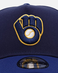 New Era Milwaukee Brewers 'Original Team Colours Two Toned' 9FORTY A-Frame Snapback Original Team Colours