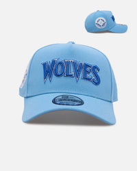 New Era Minnesota Timberwolves 'Black Sky Blue' 9FORTY A-Frame Snapback Sky Blue