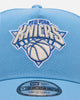 New Era New York Knicks 'Black Sky Blue' 9FORTY A-Frame Snapback Sky Blue