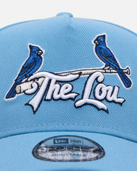 New Era St. Louis Cardinals 'Black Sky Blue' 9FORTY A-Frame Snapback Sky Blue