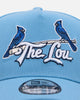 New Era St. Louis Cardinals 'Black Sky Blue' 9FORTY A-Frame Snapback Sky Blue