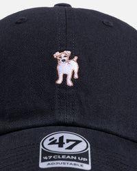 47 Brand Jack Russell Terrier 'Dog Collection' 47 Clean Up Strapback Black