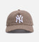 New Era New York Yankees 'Houndstooth' 9FORTY A-Frame Strapback Brown