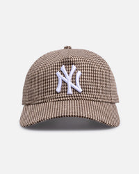New Era New York Yankees 'Houndstooth' 9FORTY A-Frame Strapback Brown