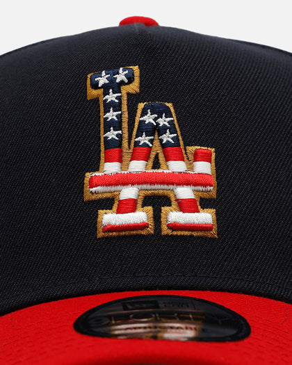 New Era Los Angeles Dodgers 'Forth Of July' 9FORTY A-Frame Snapback Navy/Red