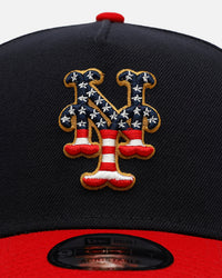 New Era New York Mets 'Forth Of July' 9FORTY A-Frame Snapback Navy/Red